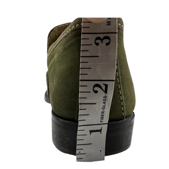 Free People Brady Green Suede Loafers Sz:37/ 7 - Picture 10 of 12